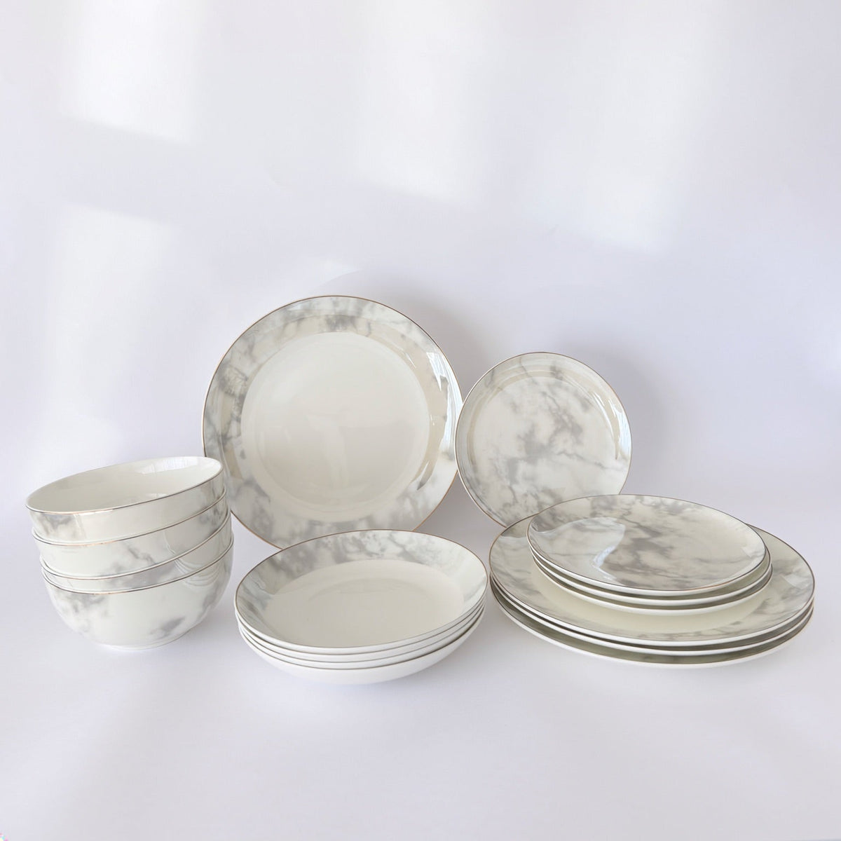 Aurelia 16-Piece Fine Bone China Dinner Set