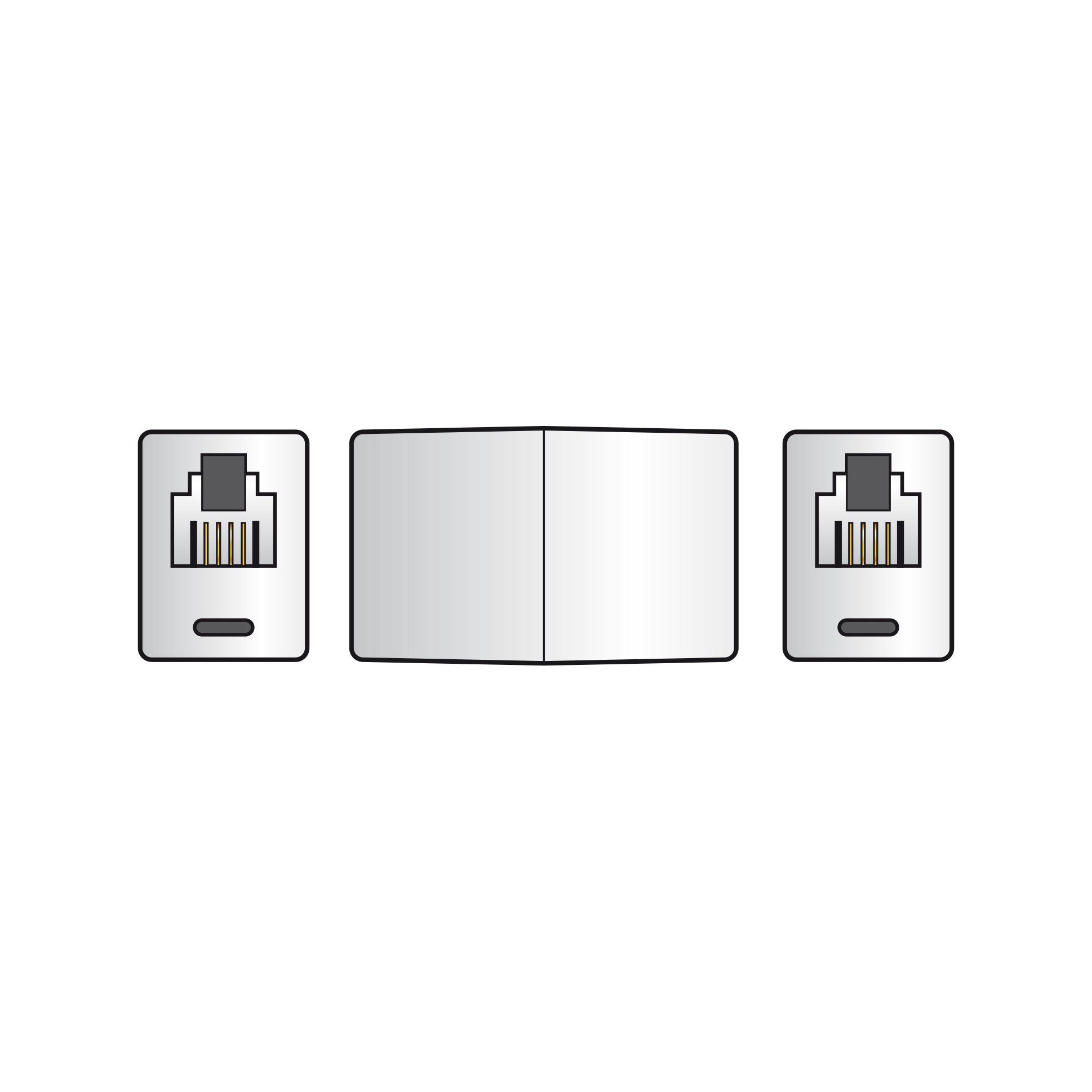 AV:Link RJ11 Socket to RJ11 Socket Telephone Line Adaptor