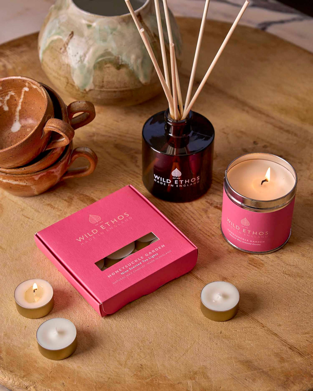 Honeysuckle Garden Scented Tealights