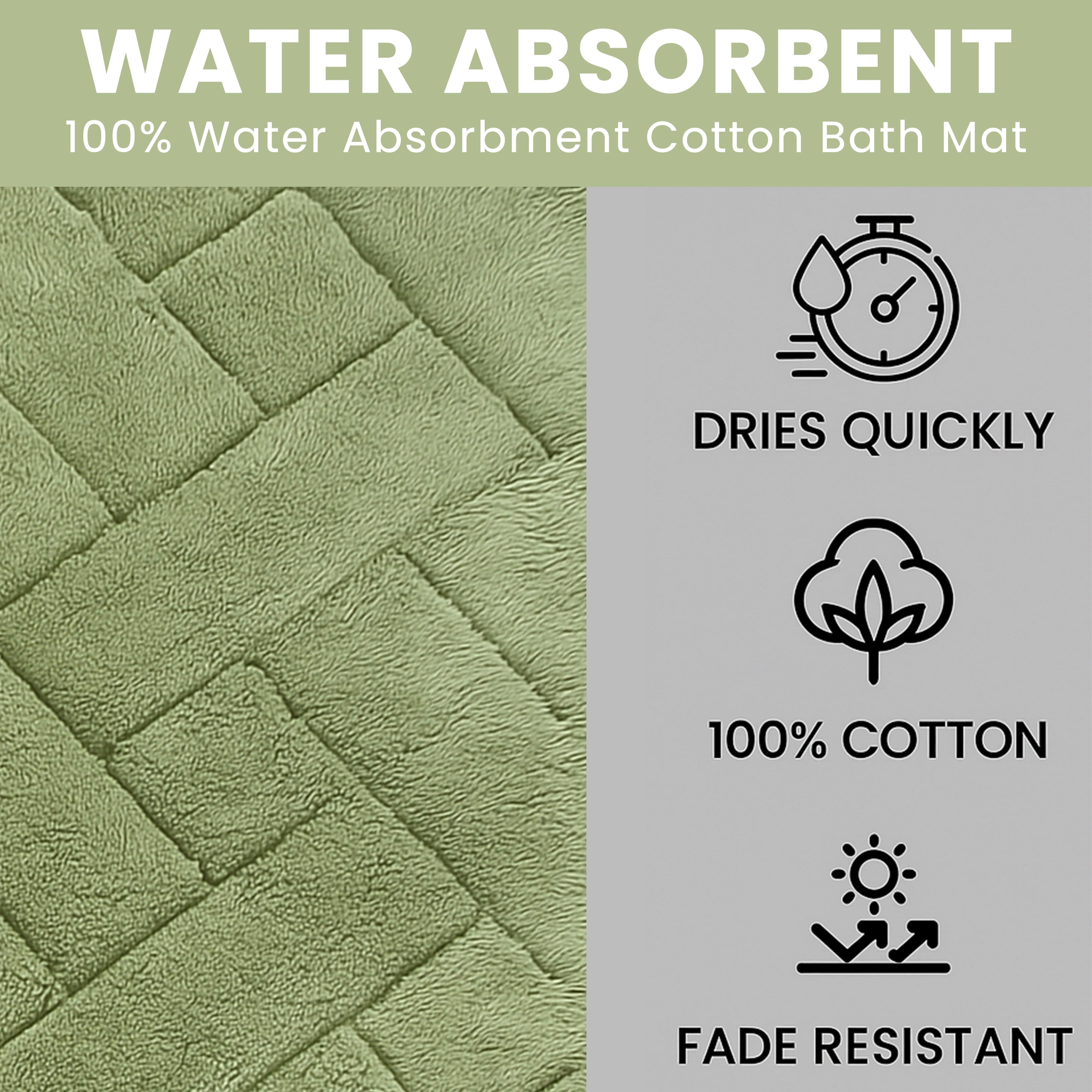 Bali Bath Mat & Pedestal Set Luxurious Super Absorbent Extra-Soft Cotton Mats for Bathroom Comfort and Style in Multiple Colours by OLIVIA ROCCO