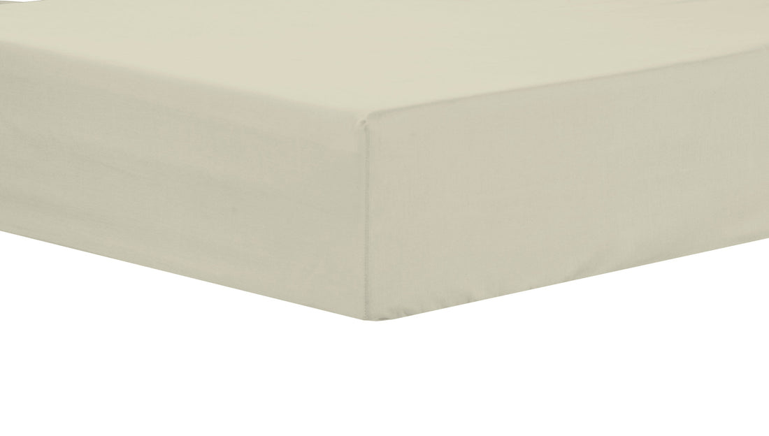 Basics Super Soft Durable Fitted Sheet High-Quality Indus Valley Cotton Linen Elasticated for Perfect Fit Multiple Sizes and Colours OEKO-TEX Certified Bedding by OLIVIA ROCCO