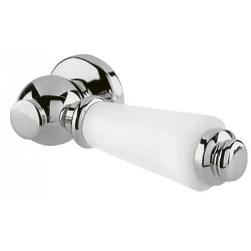 White Ceramic Cistern Lever