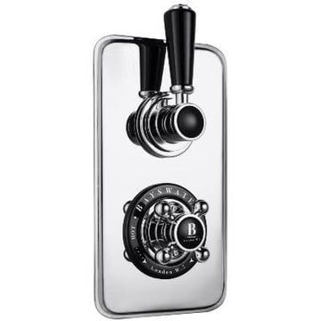 Concealed Shower Valve - Black Trim