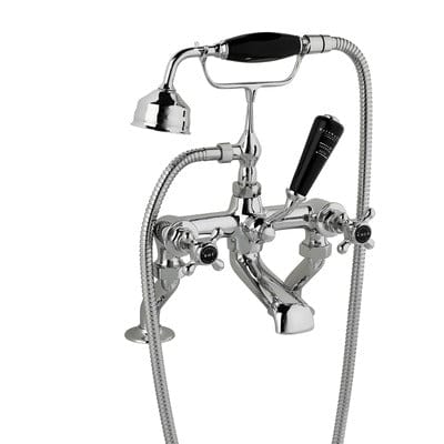 Deck Mounted Bath Shower Mixer Tap with Hex Head