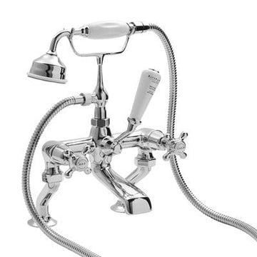 Domed Deck Mounted Bath Shower Mixer