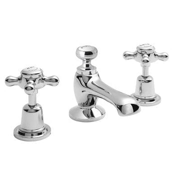 Domed Deck Mounted Basin Mixer Tap