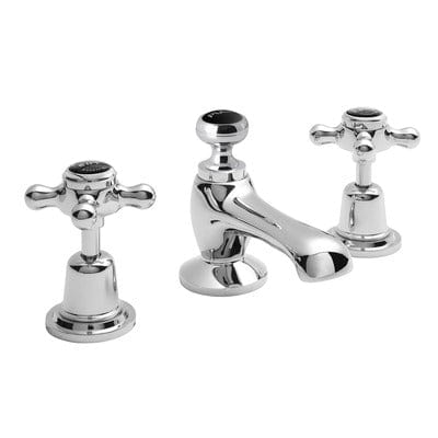 Domed Deck Mounted Basin Mixer Tap