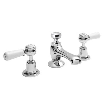 Domed Deck Mounted Lever Basin Mixer