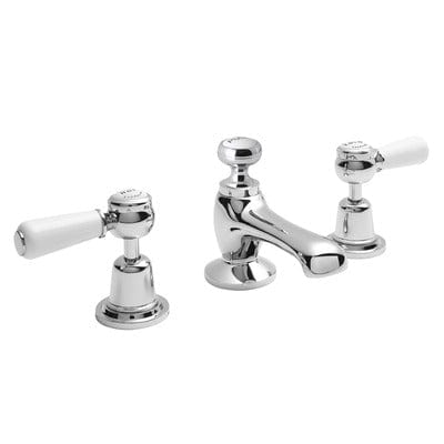 Domed Deck Mounted Lever Basin Mixer