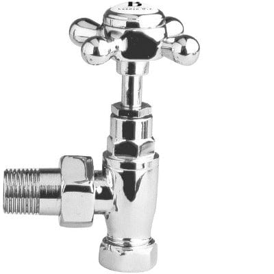 Angled Crosshead Radiator Valve (Pair)