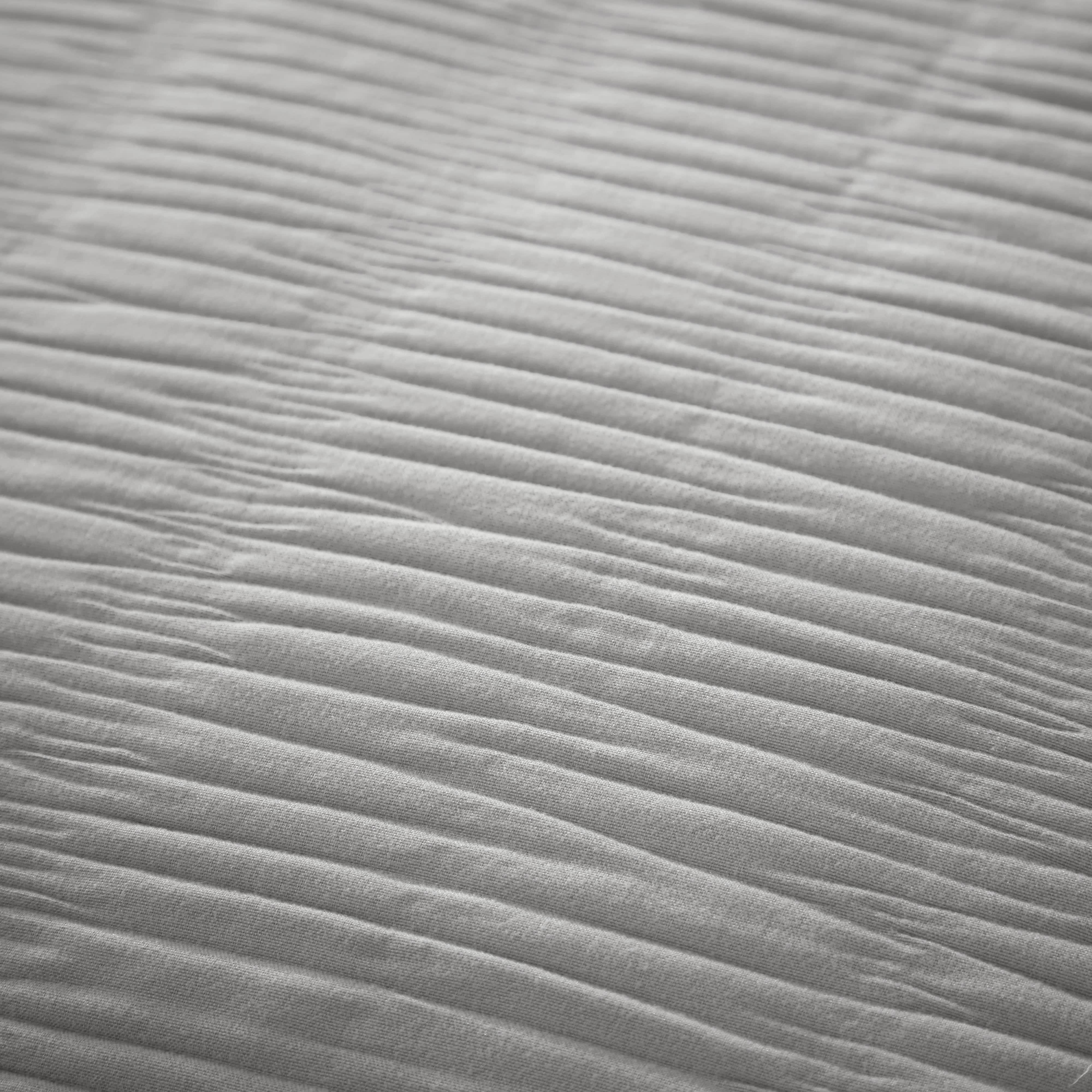 Belgravia Grey Microfibre Duvet Cover Set with Pillowcases Soft Easy Care Modern Quilt Bedding Bed Linen Set by OLIVIA ROCCO