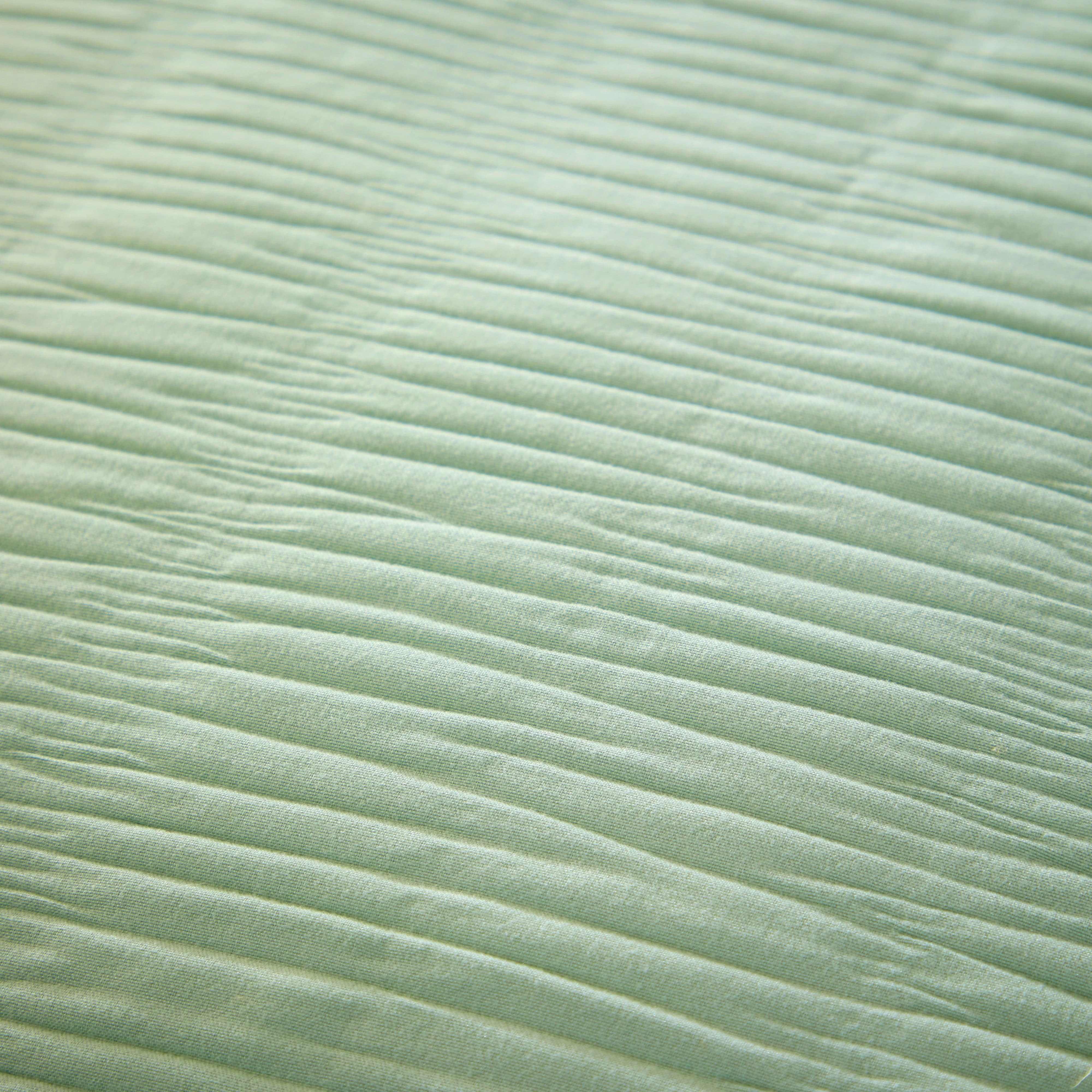 Belgravia Sage Green Microfibre Duvet Cover Set with Pillowcases Soft Easy Care Modern Quilt Bedding Bed Linen Set by OLIVIA ROCCO