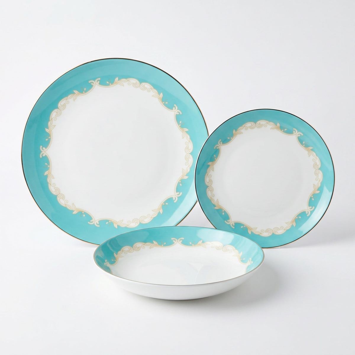 Belmont 12-Piece Fine Bone China Dinner Set