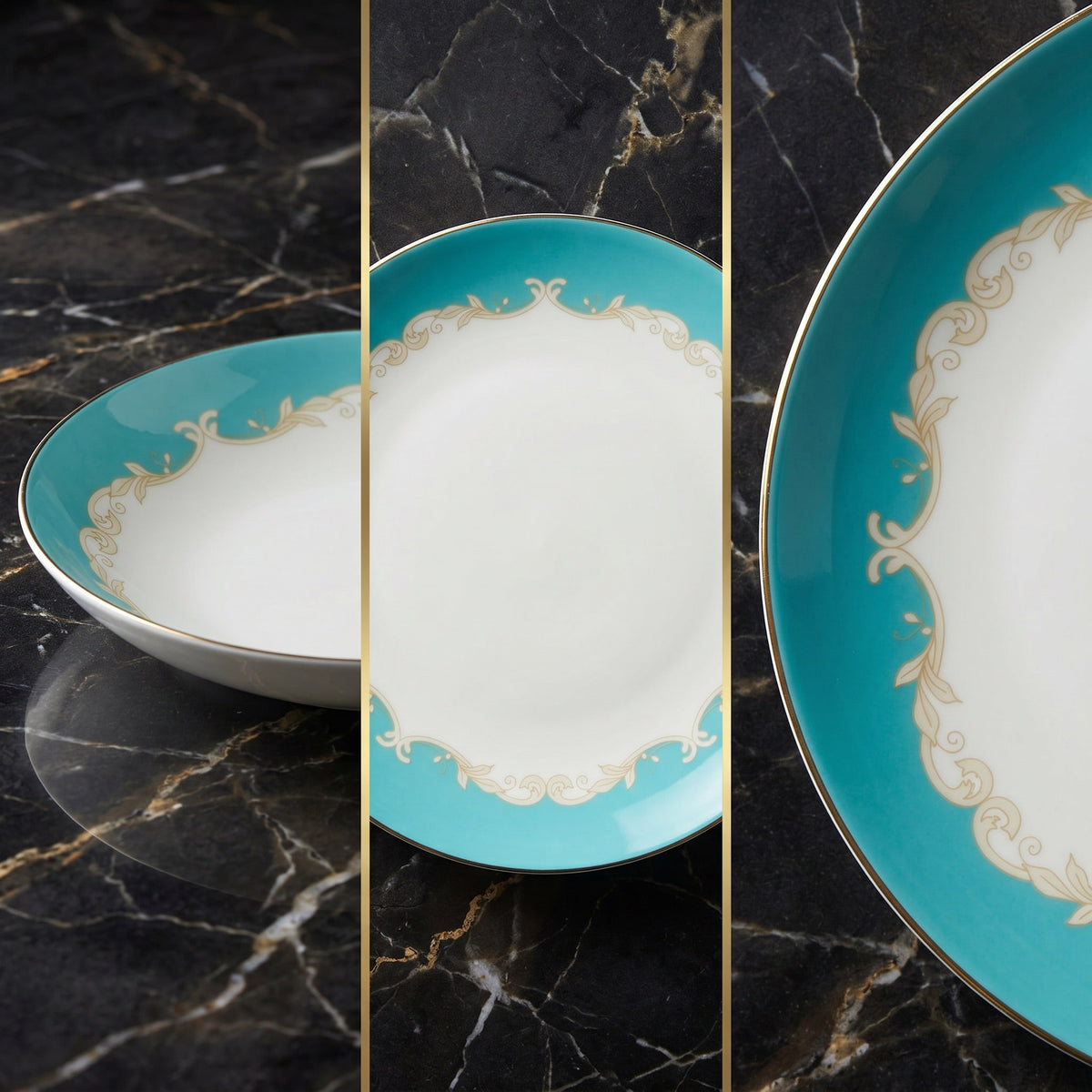 Belmont 12-Piece Fine Bone China Dinner Set