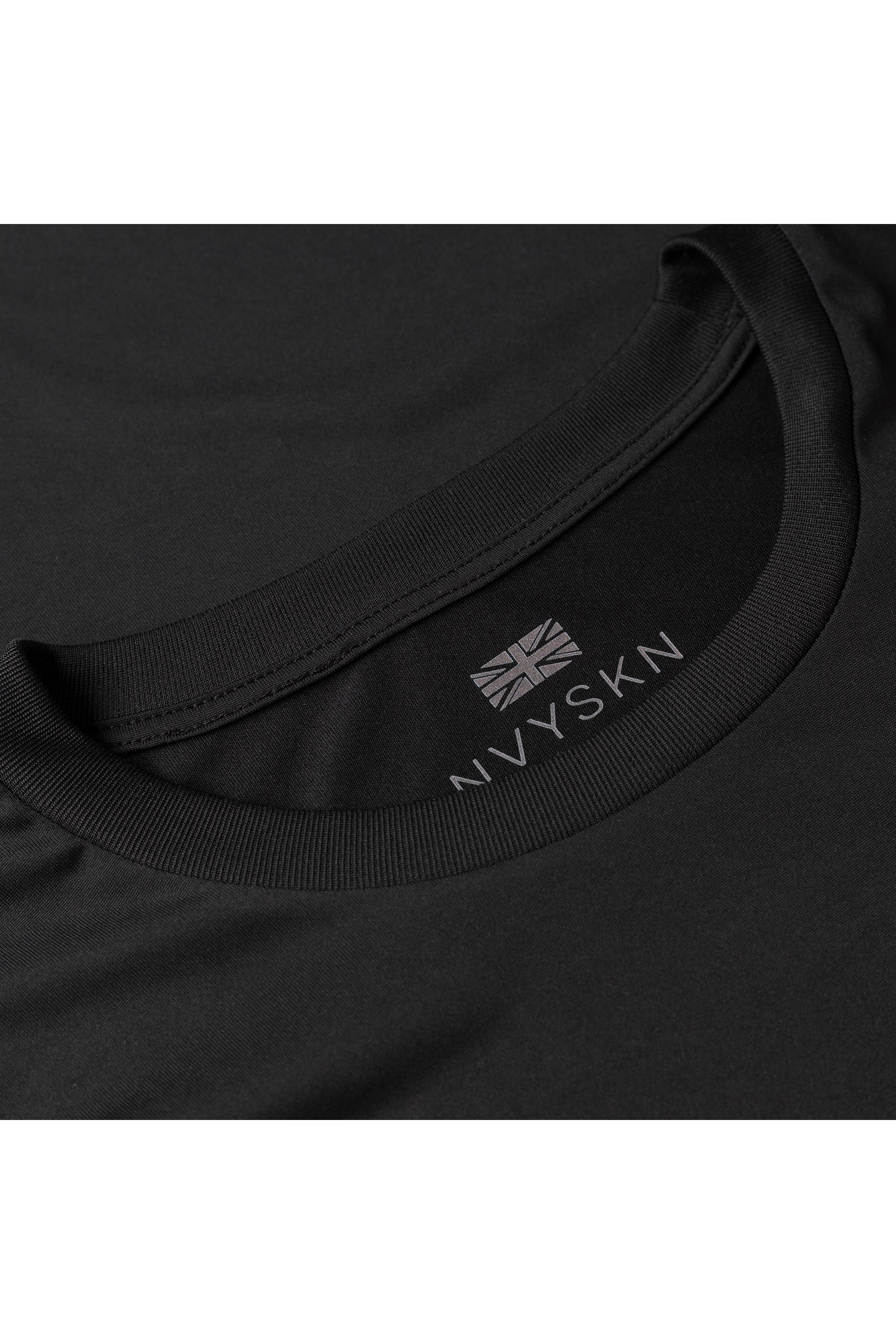 NVYSKN Mens Fast Drying Training T Shirt Black Union Jack Edition