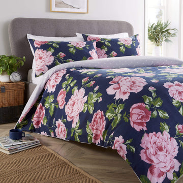 Bloom Reversible Polka Dot Cotton Rich Duvet Cover Set in Vibrant Colours Available in Single Double and King Sizes for Modern Bedrooms by OLIVIA ROCCO