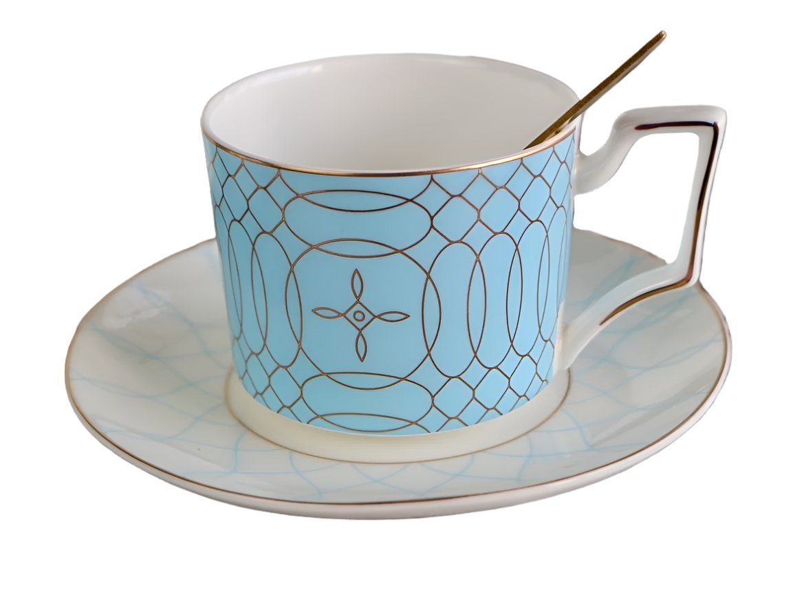 Azure Royale Imperial Bone China Tea Set
