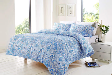 Bohemian Bali Cotton Rich Duvet Set with OEKO-TEX Certification in Vibrant Colours for Double and King Sizes for Luxurious Bedroom Decor by OLIVIA ROCCO