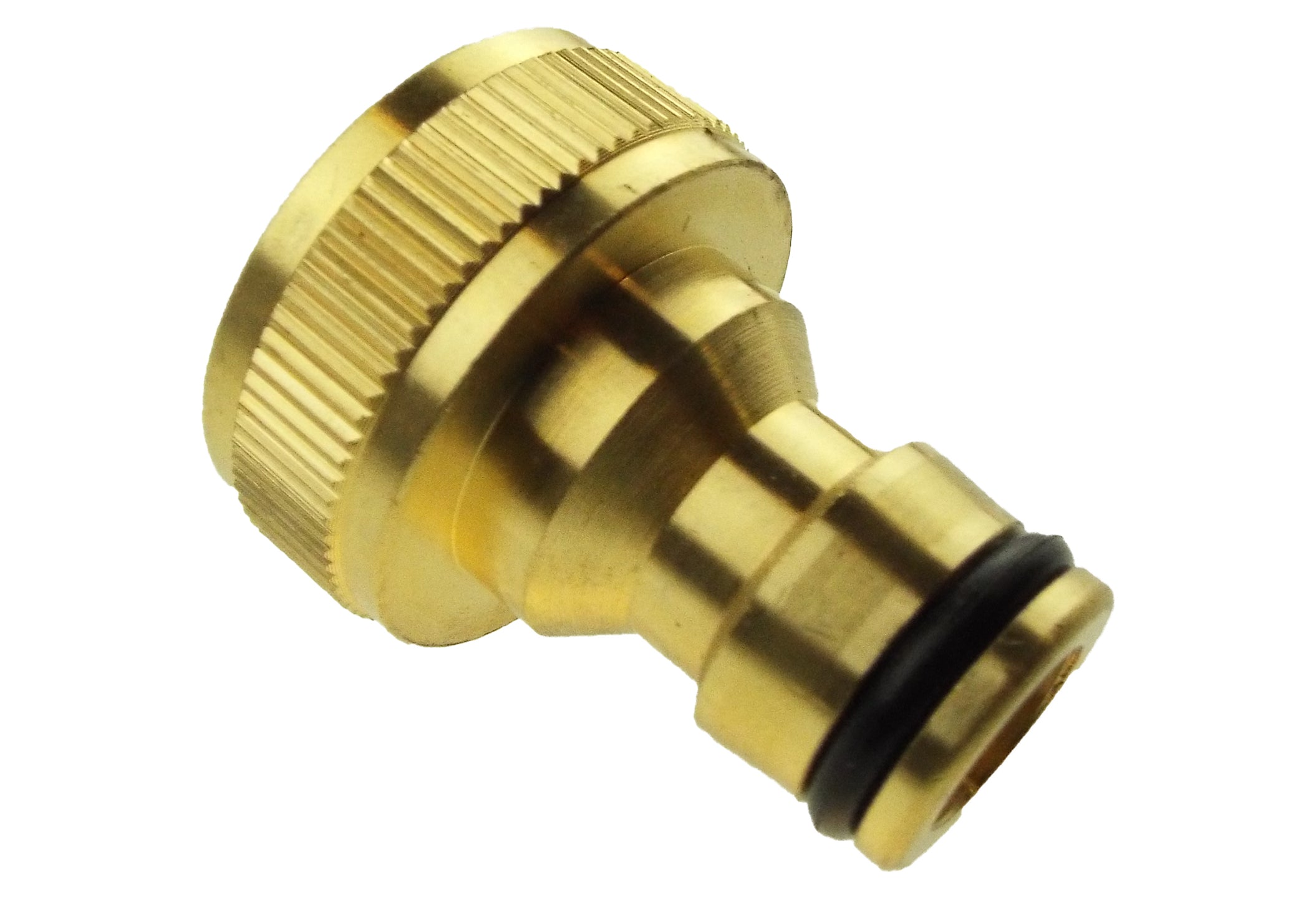 Two Way Tap Splitter Brass 3/4" BSP with Quick Connect Outlets