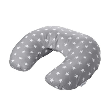 Breast Feeding Nursing Pillow  - Grey with Stars (COVER ONLY)