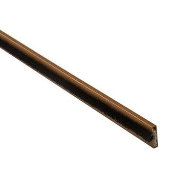 Lorient Intumescent Pile (Black Brush) FD30 - 20mm x 4mm x 2.1m - Brown