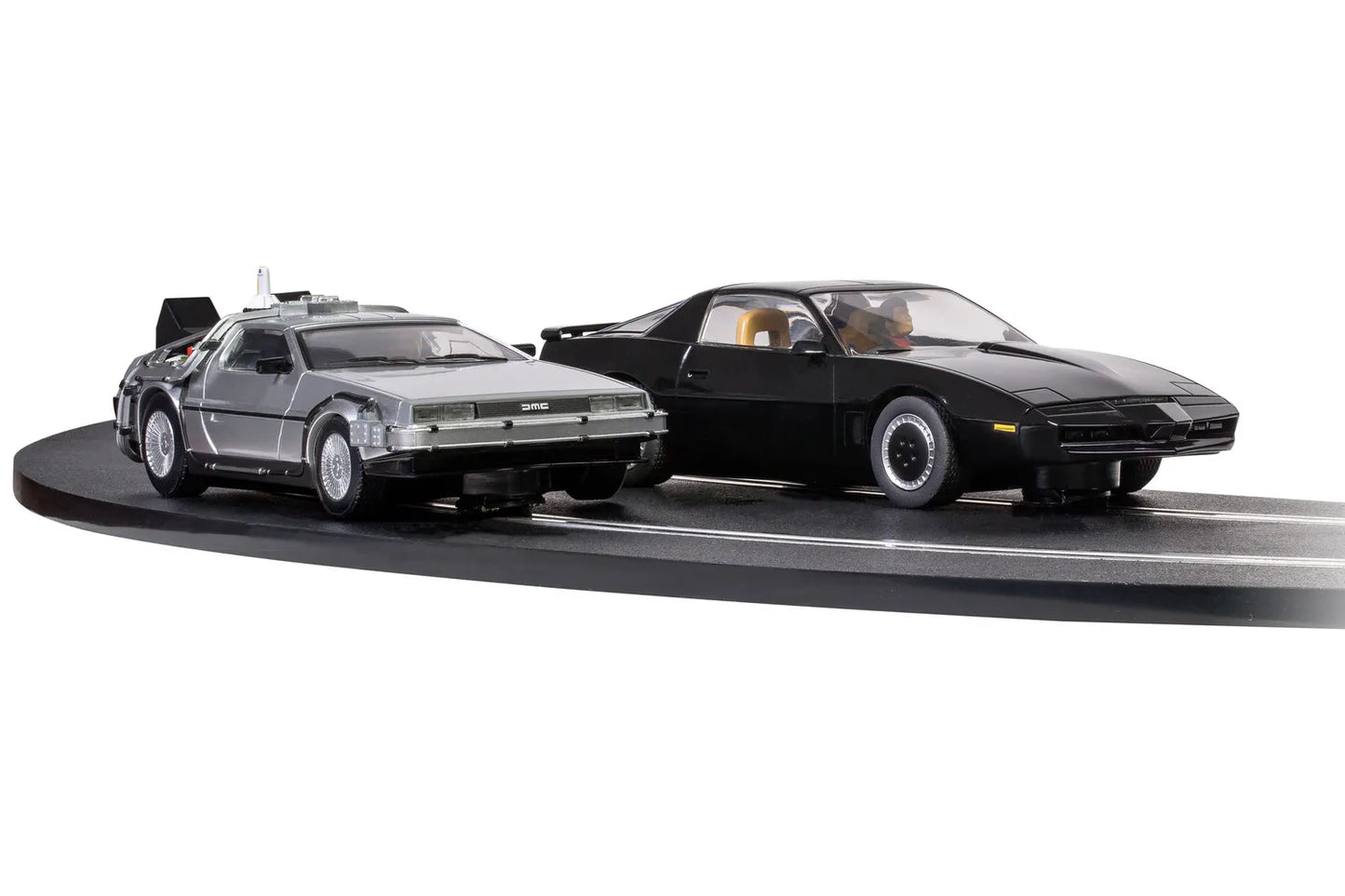 Scalextric C1431M Back to the Future vs Knight Rider Car Race Set