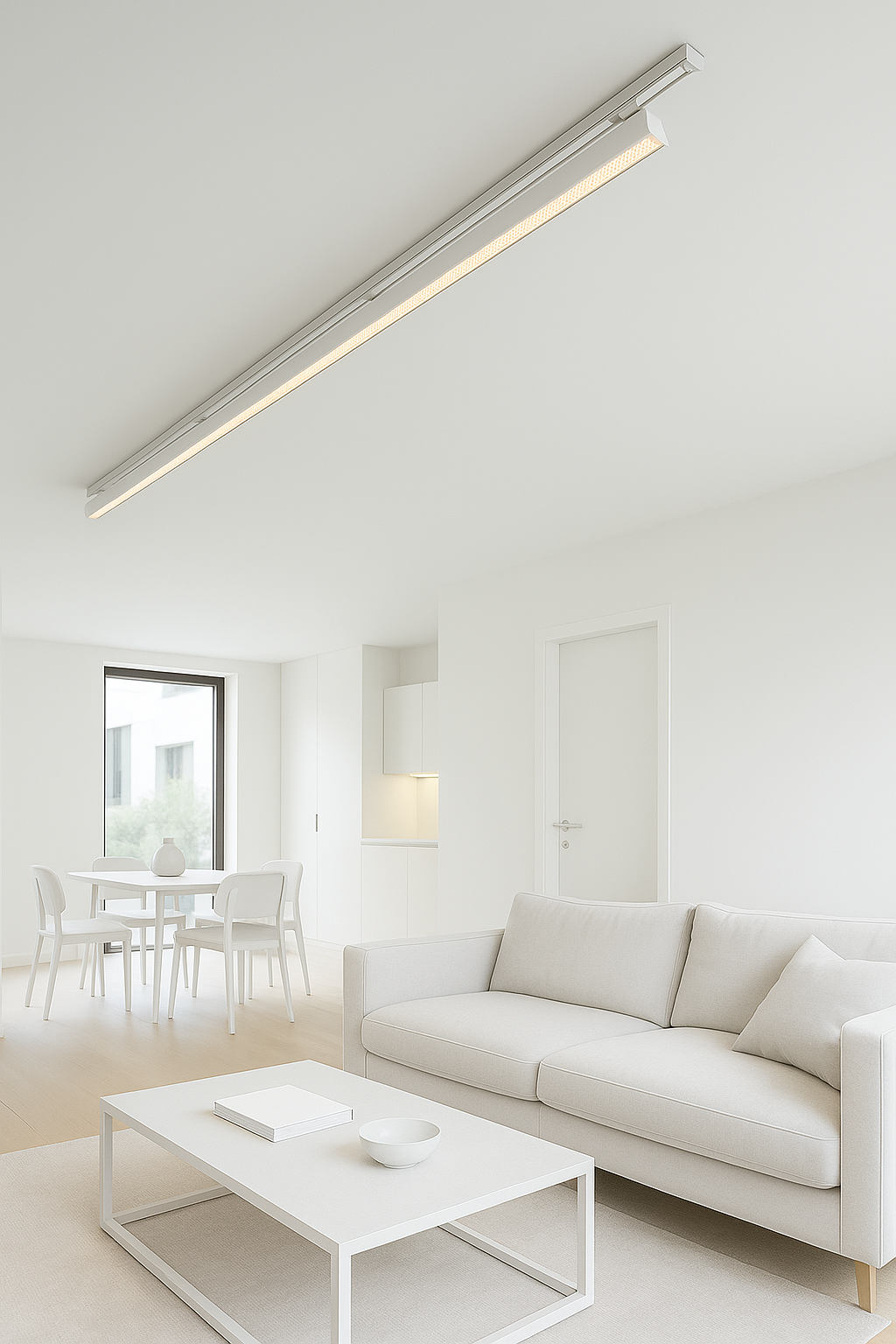 Linear Track Lights CCT V - 65172BT -  CCT Variable LED Linear track light, high lumen output ideal for shops and showrooms  Complete with driver