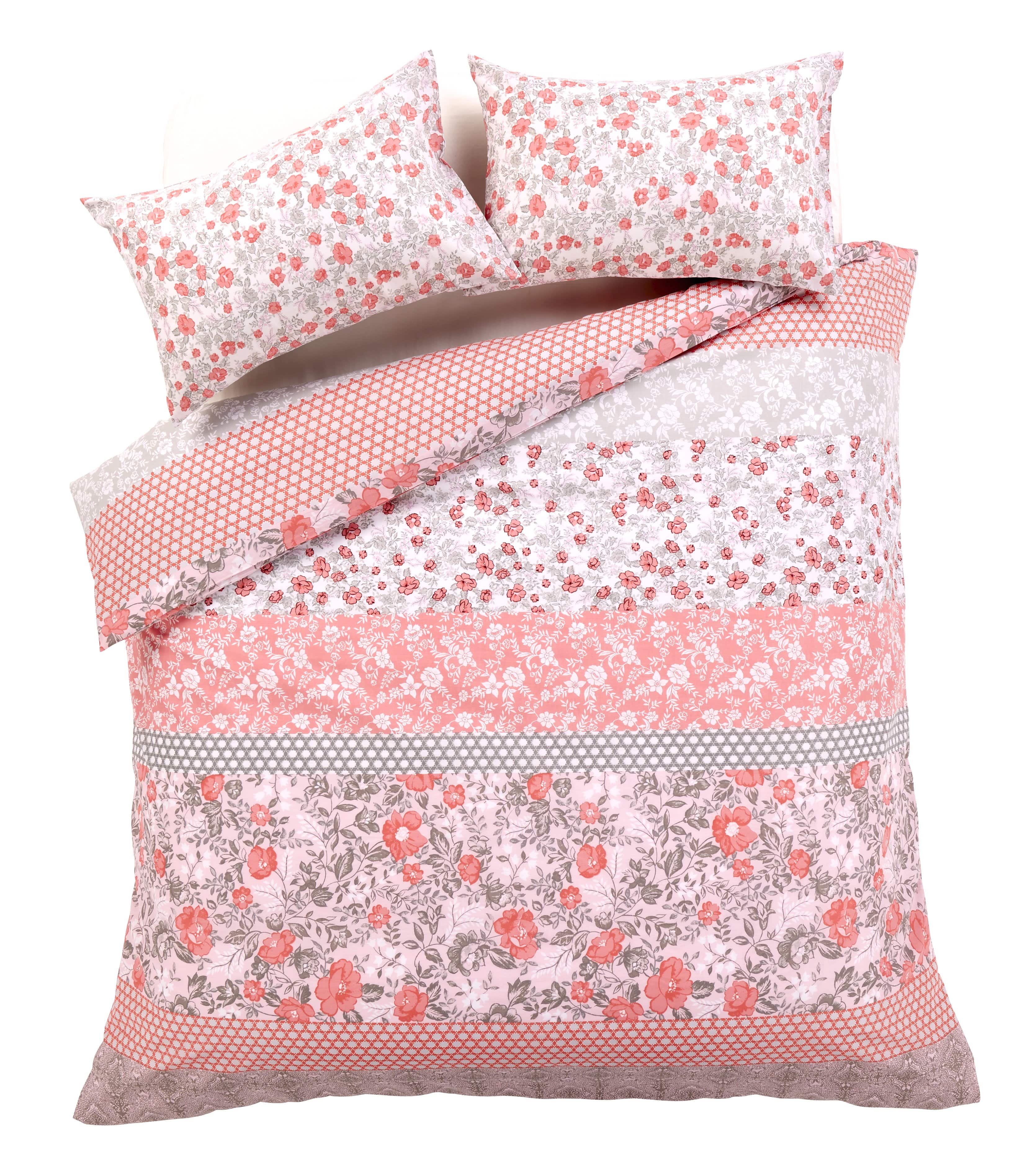 Chelsea Floral Duvet Set Luxurious Cotton-Rich Bedding in Single Double King Super King Sizes Comfortable Durable and Ideal for Master and Guest Rooms by OLIVIA ROCCO