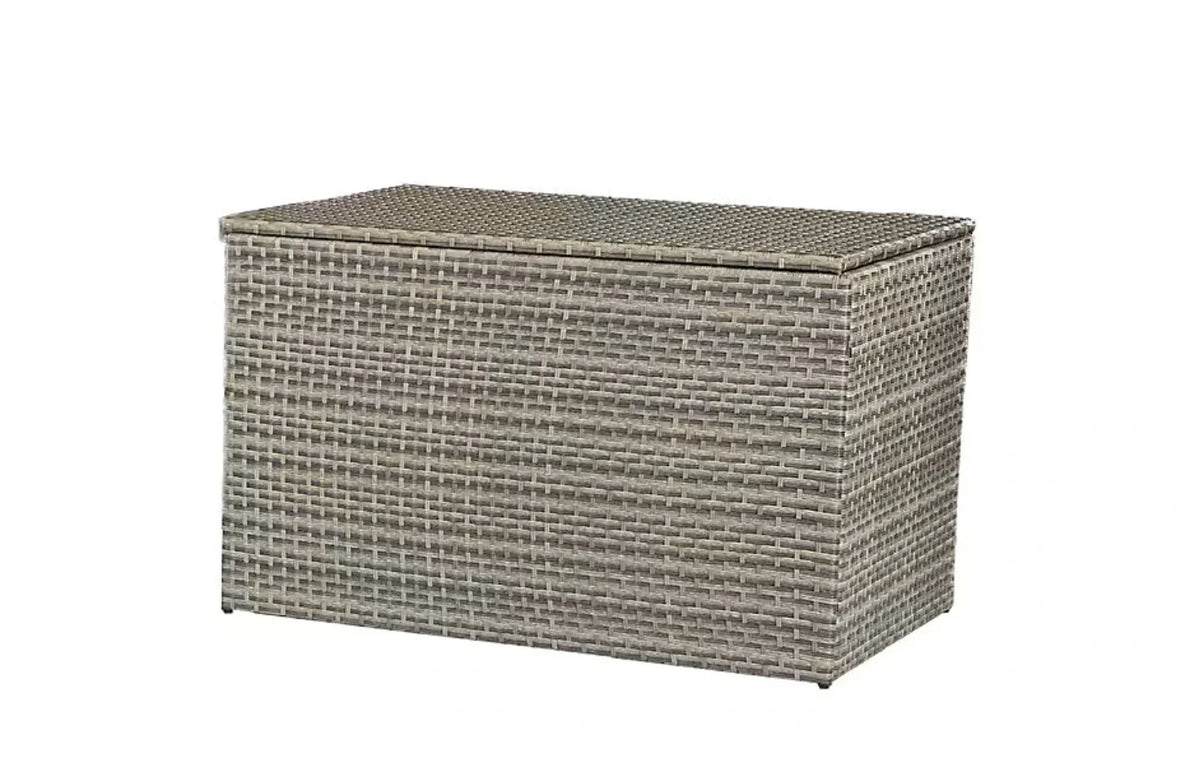 Chesterton Grey 5 Seater Corner Rattan Garden Sofa Lounge Set and Cushion Box Bundle