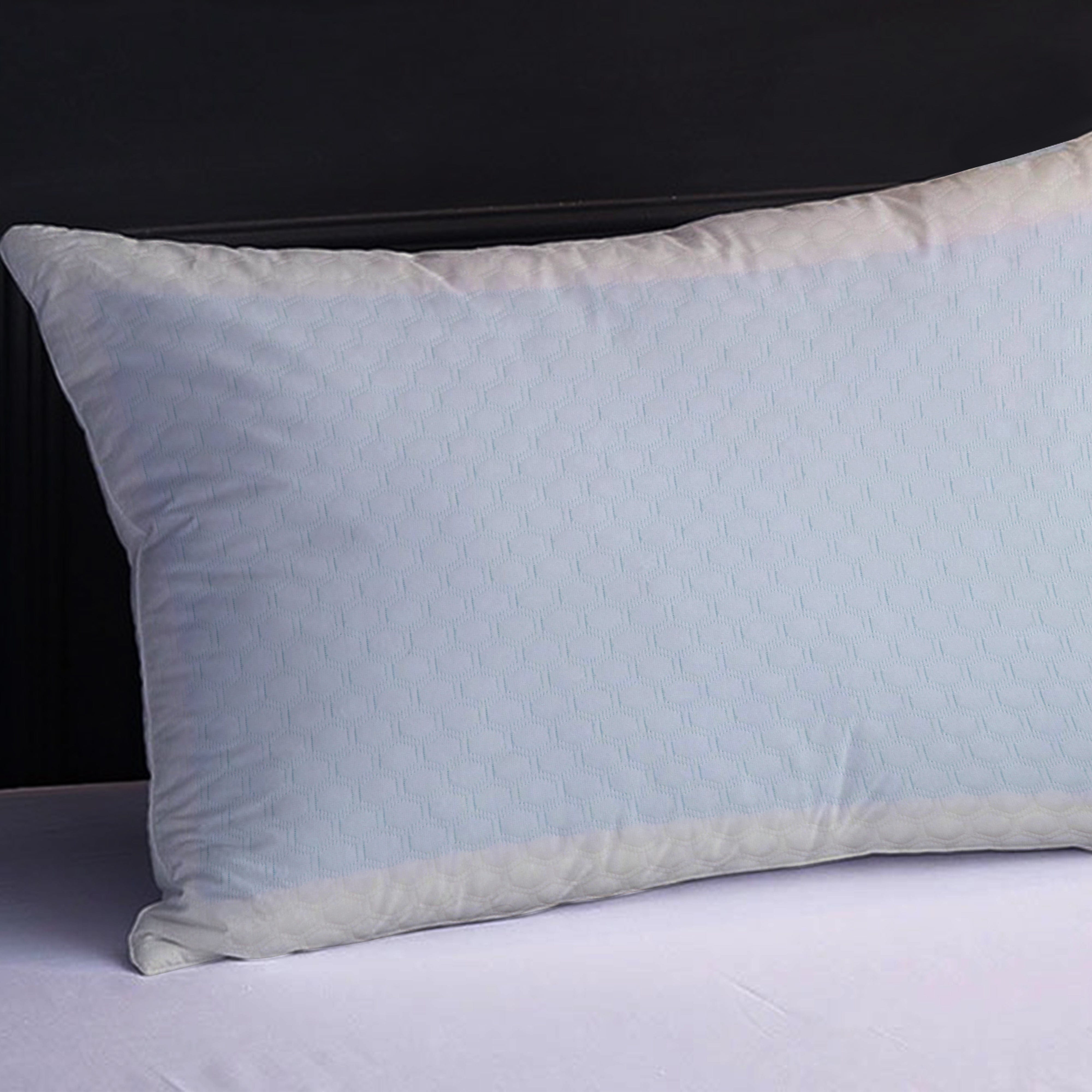 Cooling Gel Memory Foam Pillow Breathable Luxury Premium Fibre Filling for Superior Comfort and Support by OLIVIA ROCCO