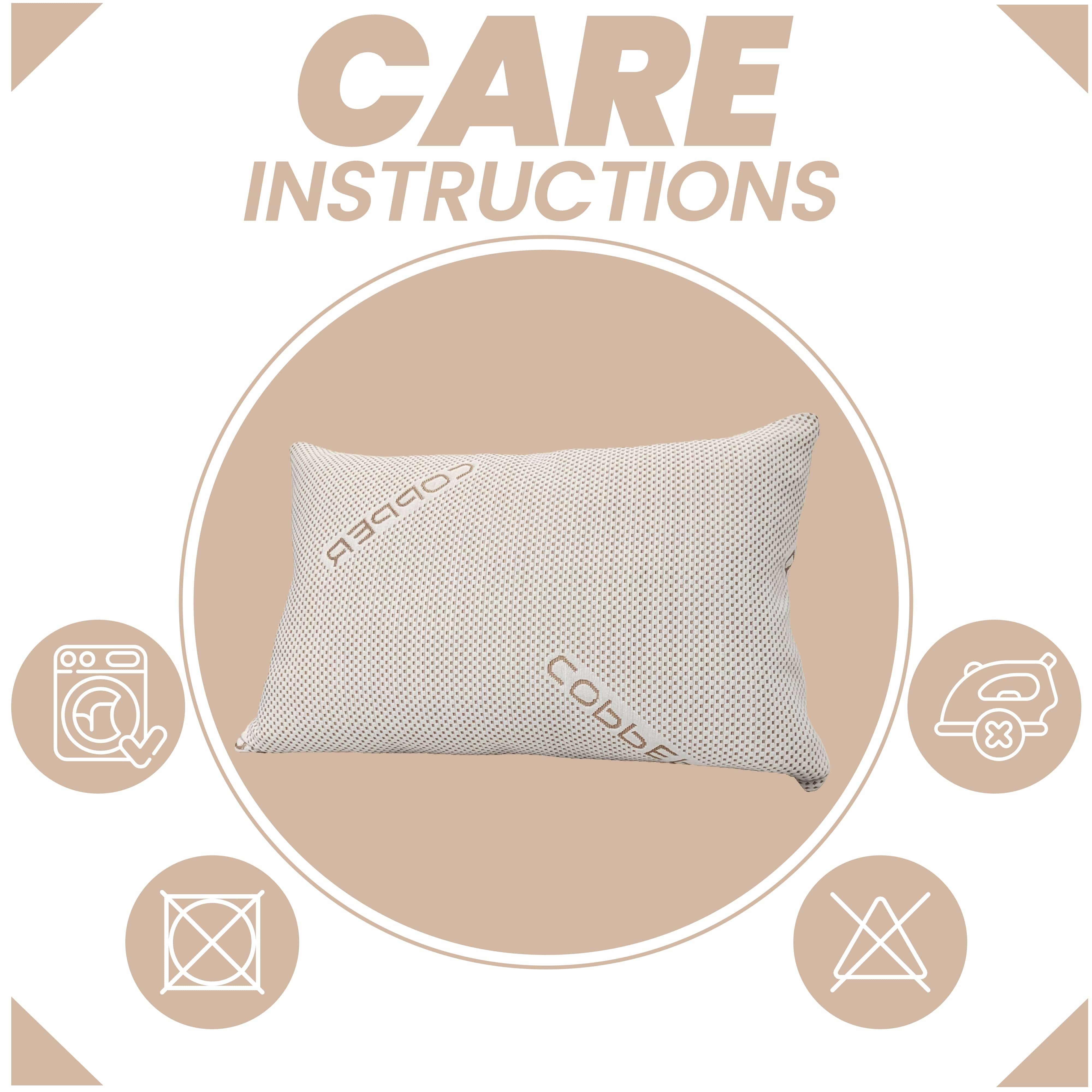 Copper Infused Unique Memory Foam Pillow for Skin Health Hypoallergenic Luxury Premium Fibre Filling for Superior Comfort and Support by OLIVIA ROCCO