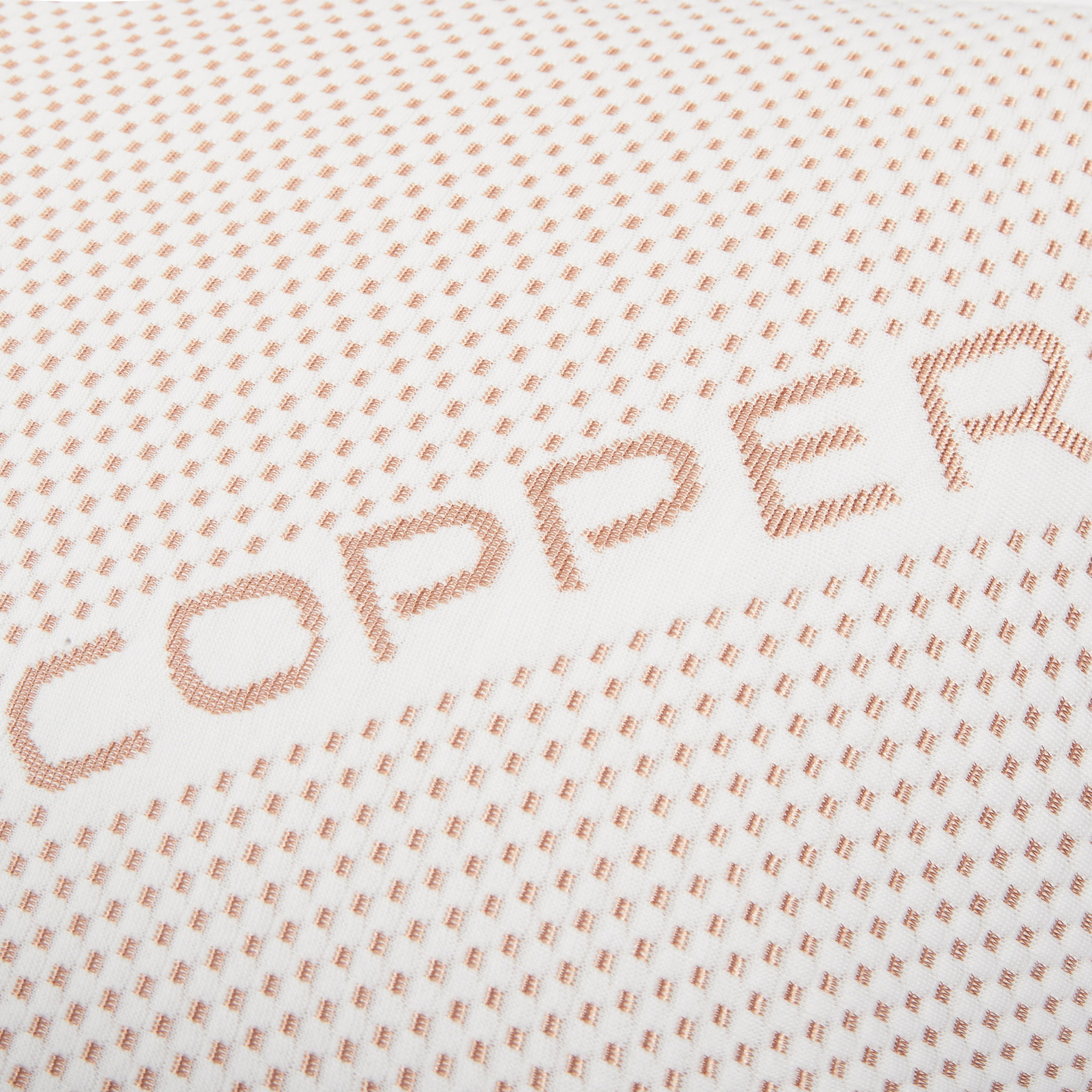 Copper Infused Unique Memory Foam Pillow for Skin Health Hypoallergenic Luxury Premium Fibre Filling for Superior Comfort and Support by OLIVIA ROCCO