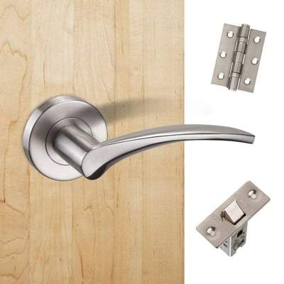 Corvus Satin Chrome Handle Hardware Pack Standard