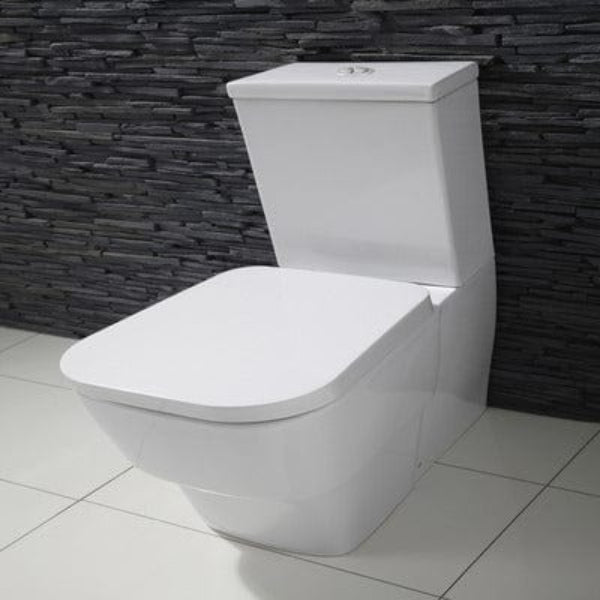 Cubix Close Coupled Toilet with Closed, Flush to Wall Back