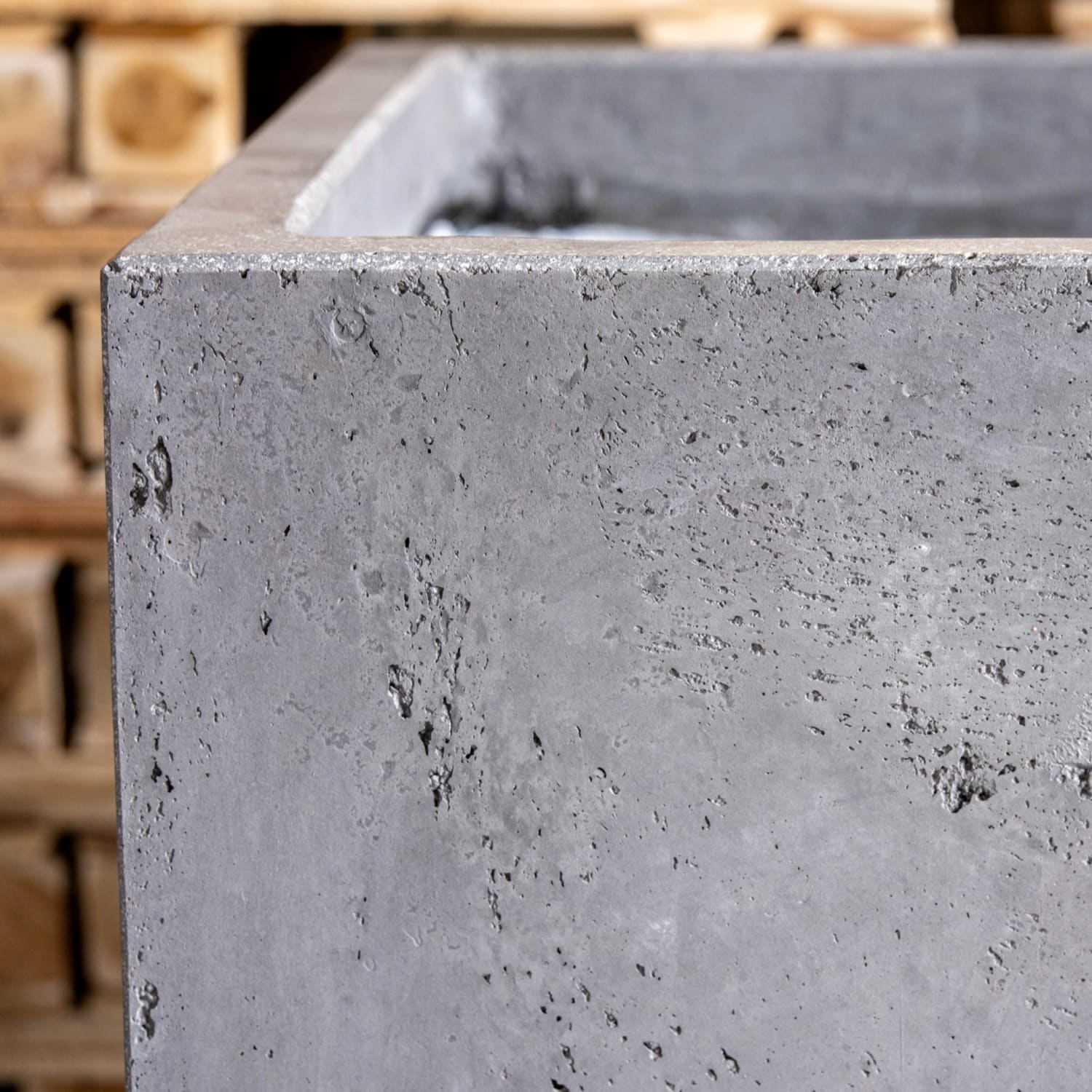 Cubrosa | Onyx Dusk – 85cm Extra Extra Large Concrete Square Planter – 459L Block Plant Pot