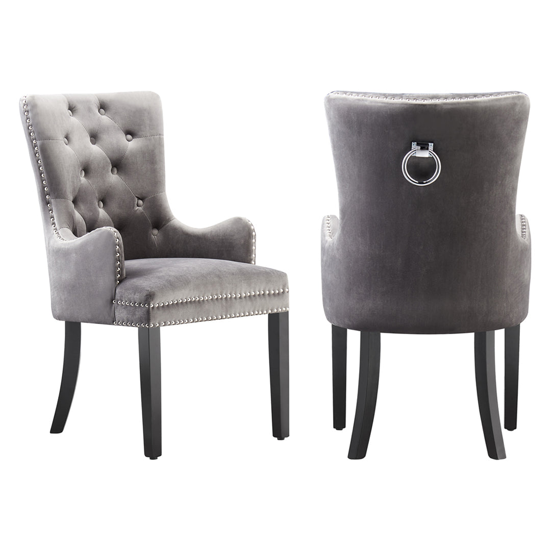 Windsor LUX Velvet Dining Chair (with armrests)