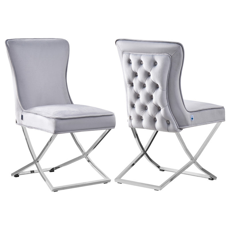 Trafalgar Velvet Dining Chair