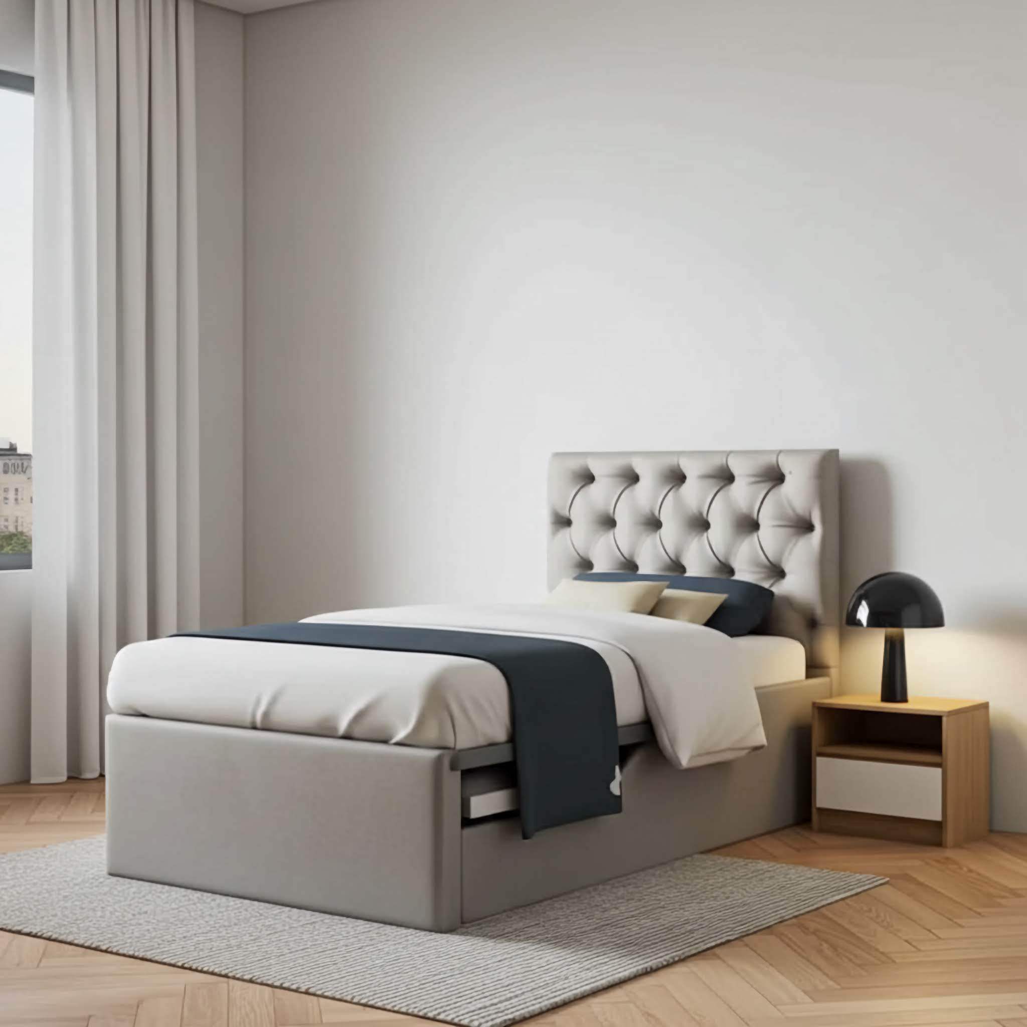 Carlos Kids Ottoman Bed With Safety Rail