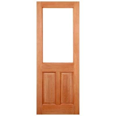 2XG Hardwood M&T 1 Unglazed Light Panel External Door - 1981mm x 915mm