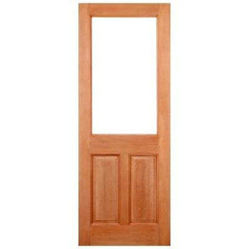 2XG Hardwood M&T 1 Unglazed Light Panel External Door - 2083mm x 864mm
