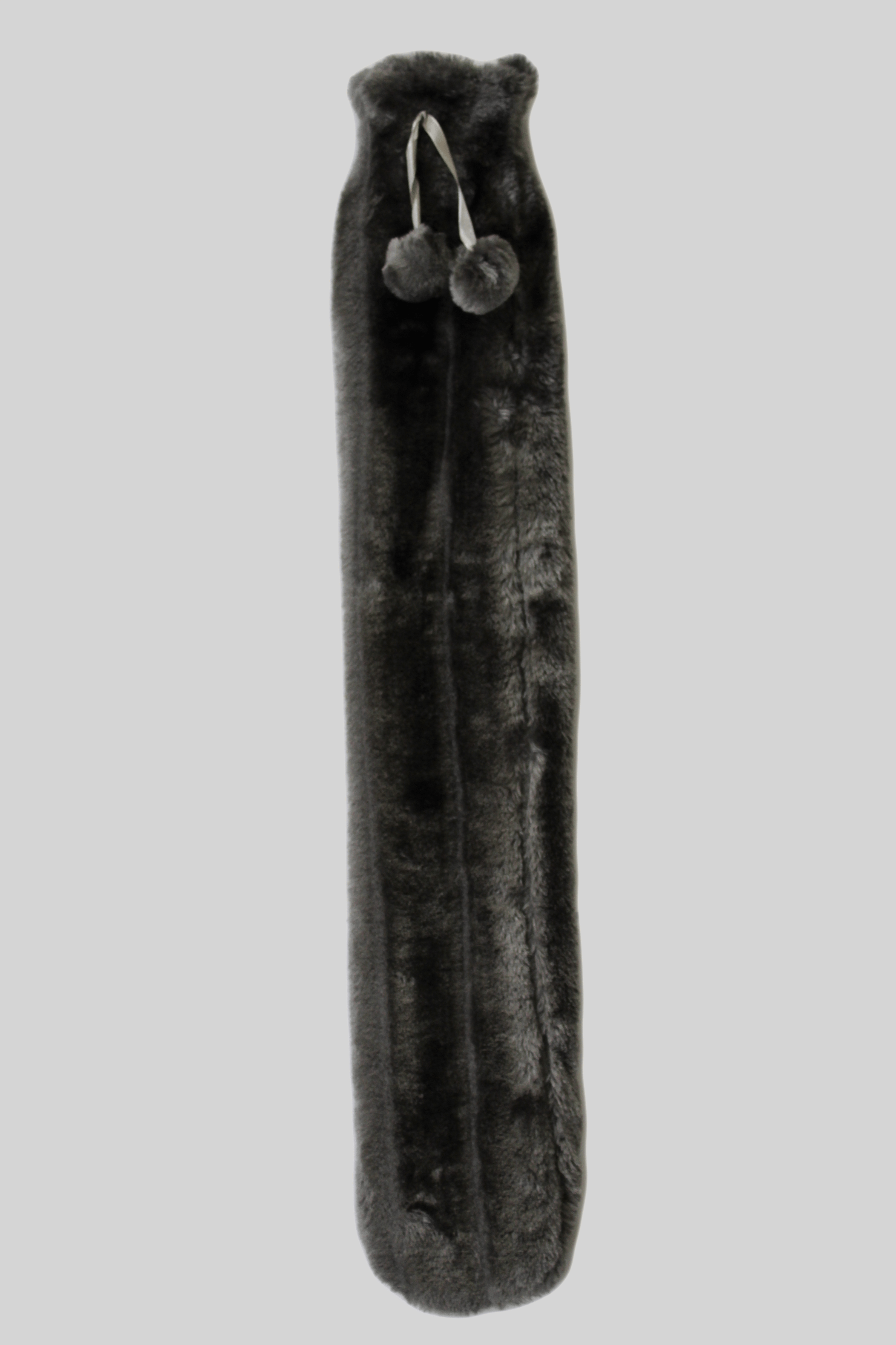 Extra Long 2L Hot Water Bottle with Plush Faux Fur Cover for Cosy Nights Natural Rubber UK Safe Tested Soft Fleece Ideal Gift for Adults Kids by OLIVIA ROCCO