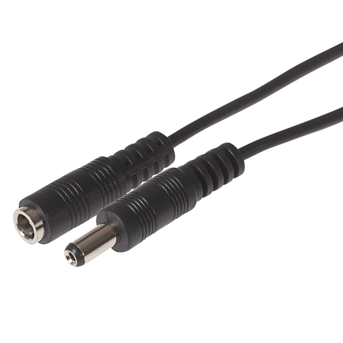 Maplin Power Supply Extension Lead 2.5mm x 5.5mm Plug to 2.5mm x 5.5mm Socket - Black, 5m