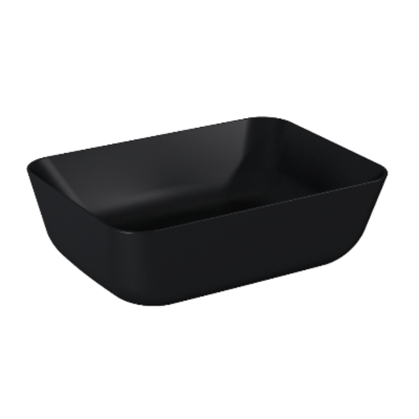 Aquatrend 460mm Countertop Rectangular Basin inc Waste - All Colours