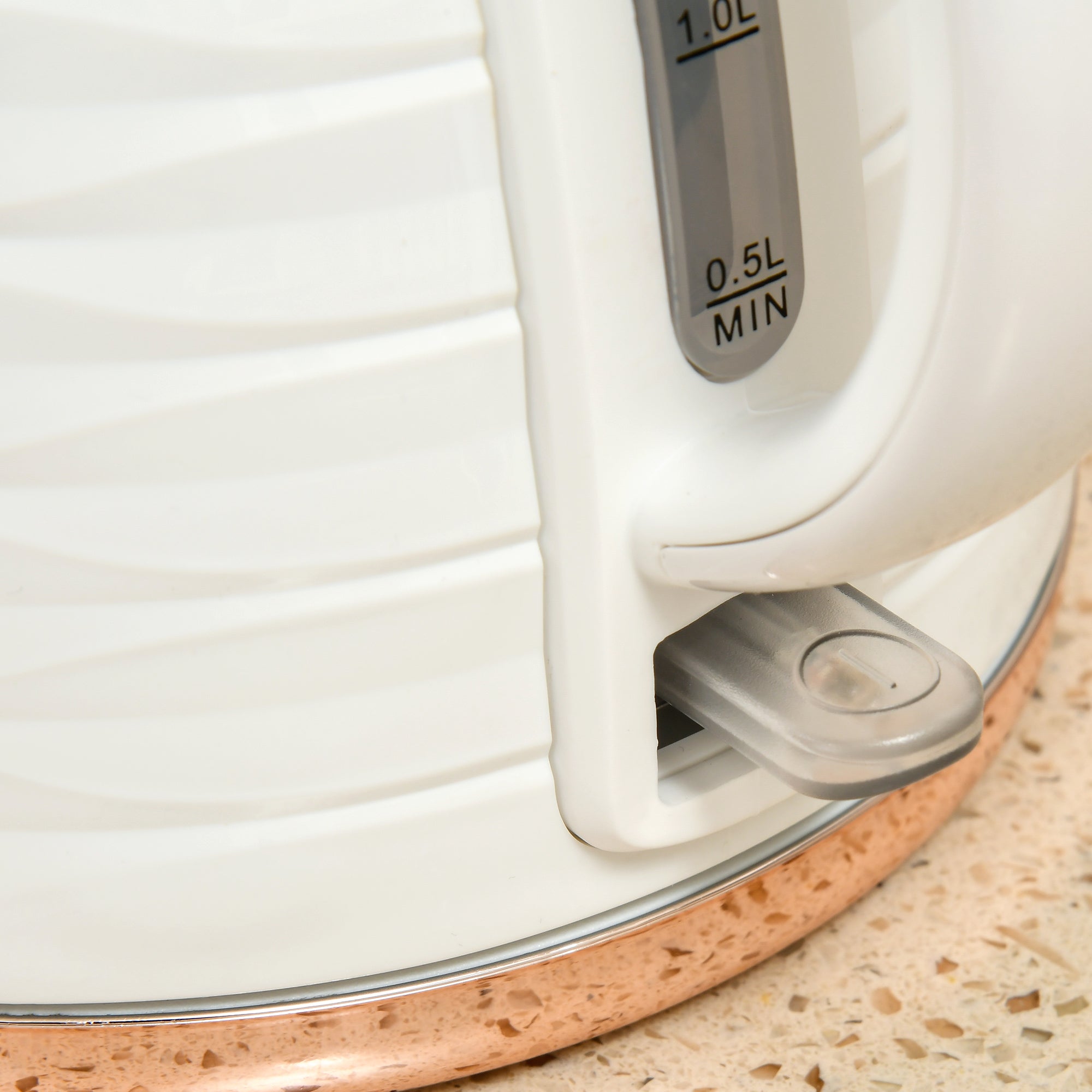 HOMCOM Electric Kettle, Fast Boil, 1.7L, 3kW, Swivel