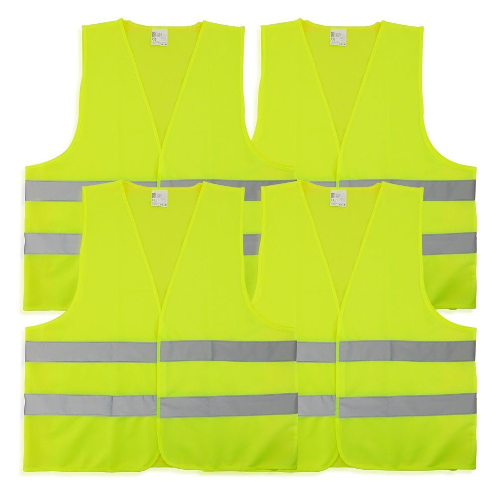 Family High Visibility Safety Vest Kit (Twin Adult, Twin Child)