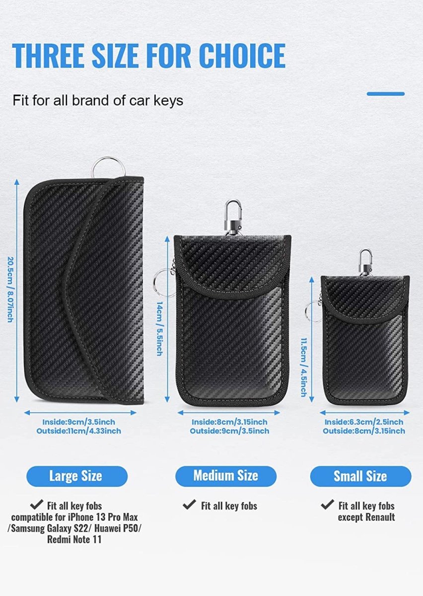 Faraday Pouch for car Keys