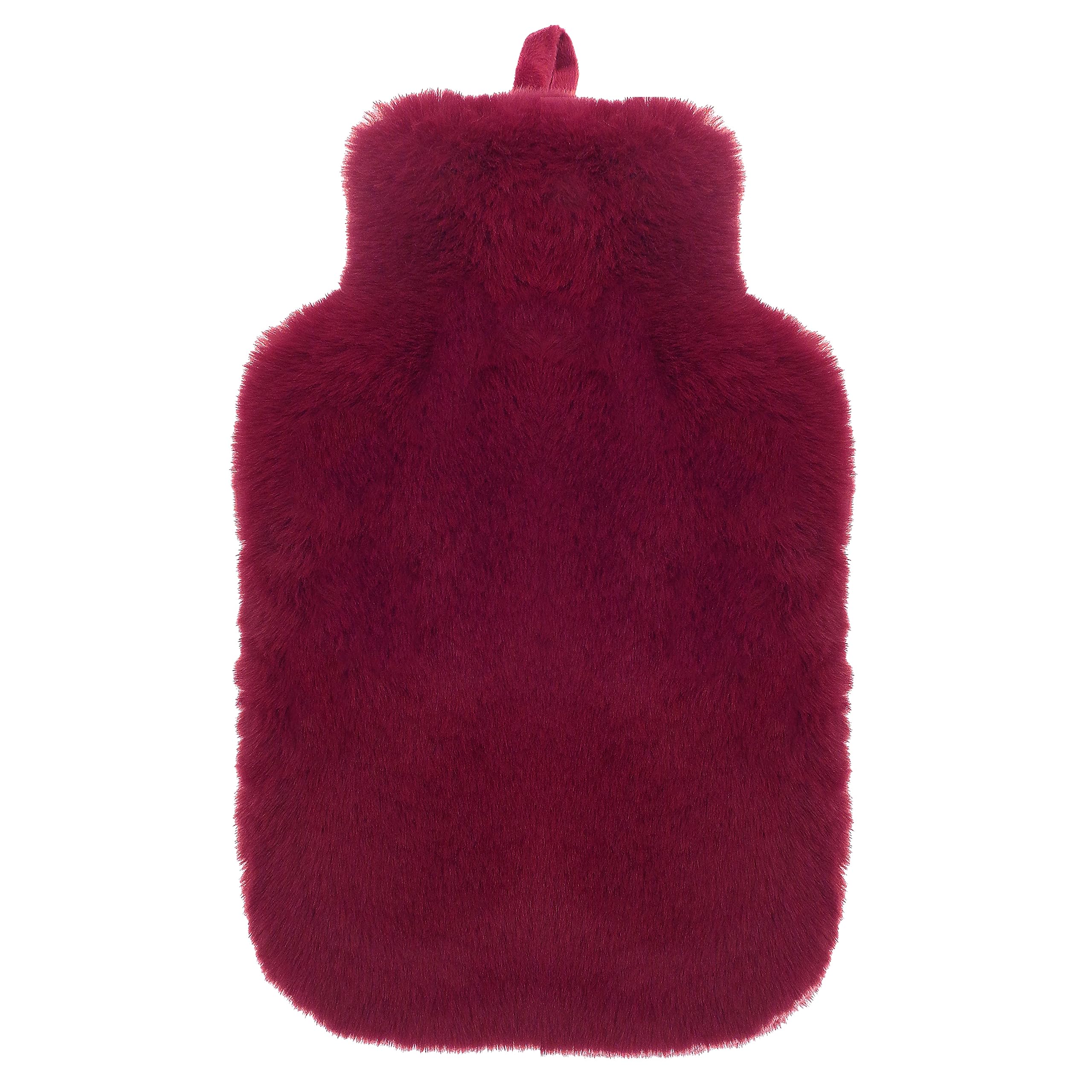 Faux Fur Super Soft Covered 2 Litre Luxury Hot Water Bottle for Thermotherapy Durable Natural Rubber UK Safe Tested for Winter Warmth Ideal Gift for Adults Kids by OLIVIA ROCCO