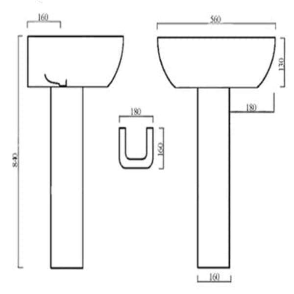 Emme Floor-Standing Pedestal