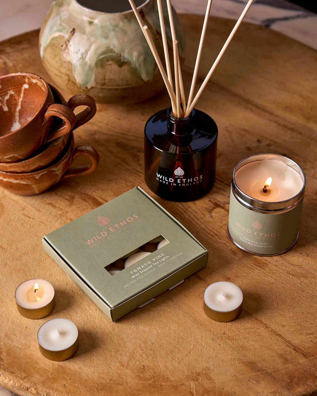 Tomato Vine Scented Tealights