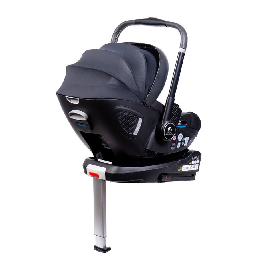 For Your Little One Qubi Infant Car Seat & Stroller 7 Piece Bundle - Eclipse Black